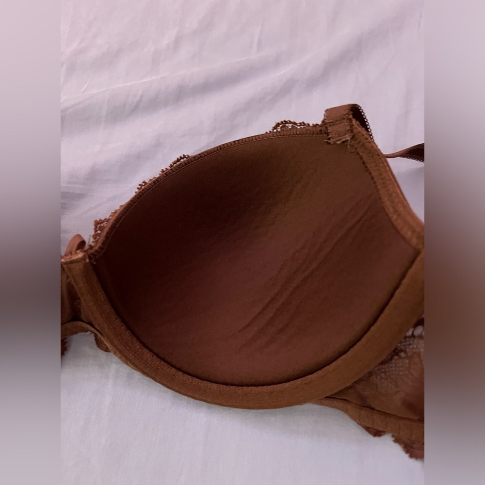 Victoria’s Secret | New | Dream Angels | Lined Demi Brown 32C Bra - Picture 4 of 10
